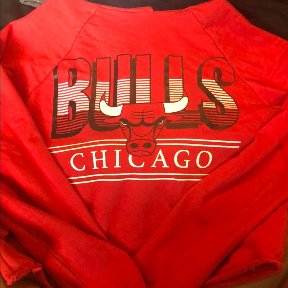 Crop Too Chicago Bulls Hoodie